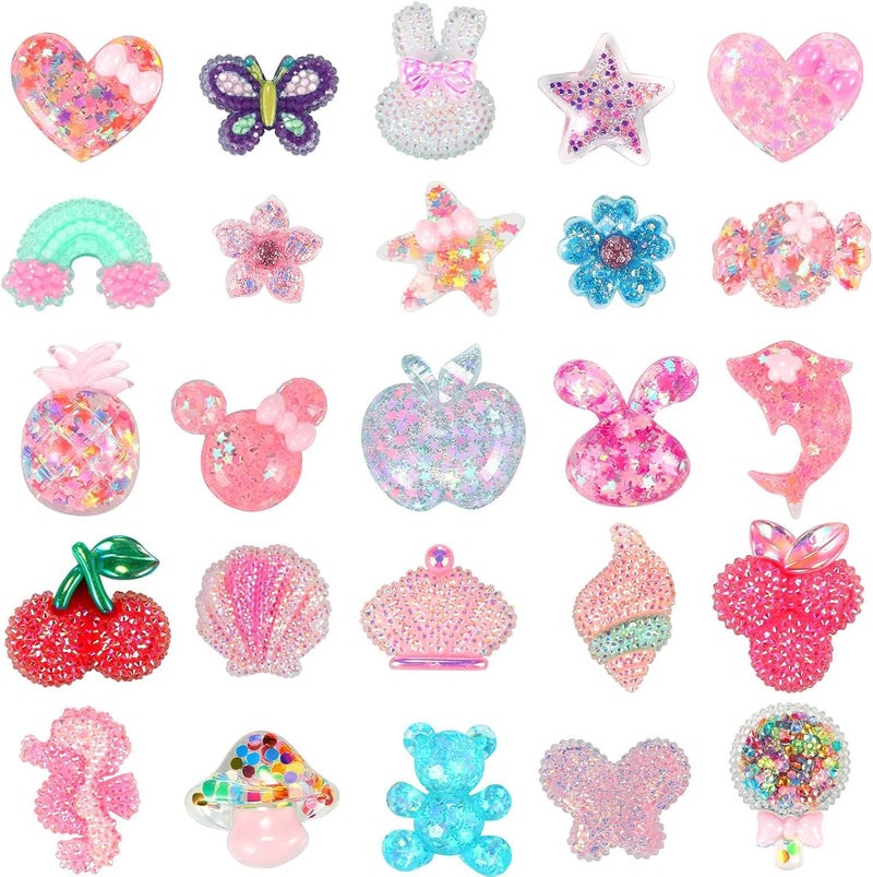 DALOO 25PCS Cute Shoes Charms for Girls & Little Kids Charms for Women Girls Birthday Gifts - Image 1